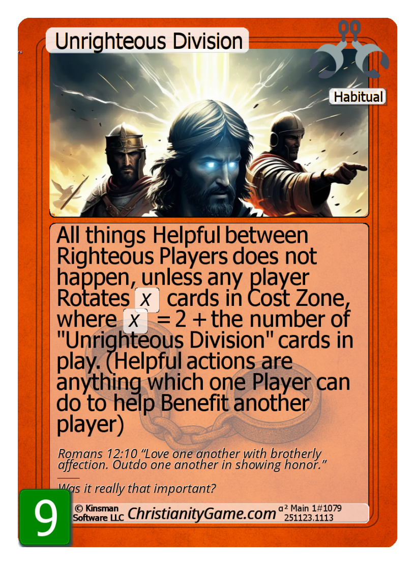 Unrighteous Division