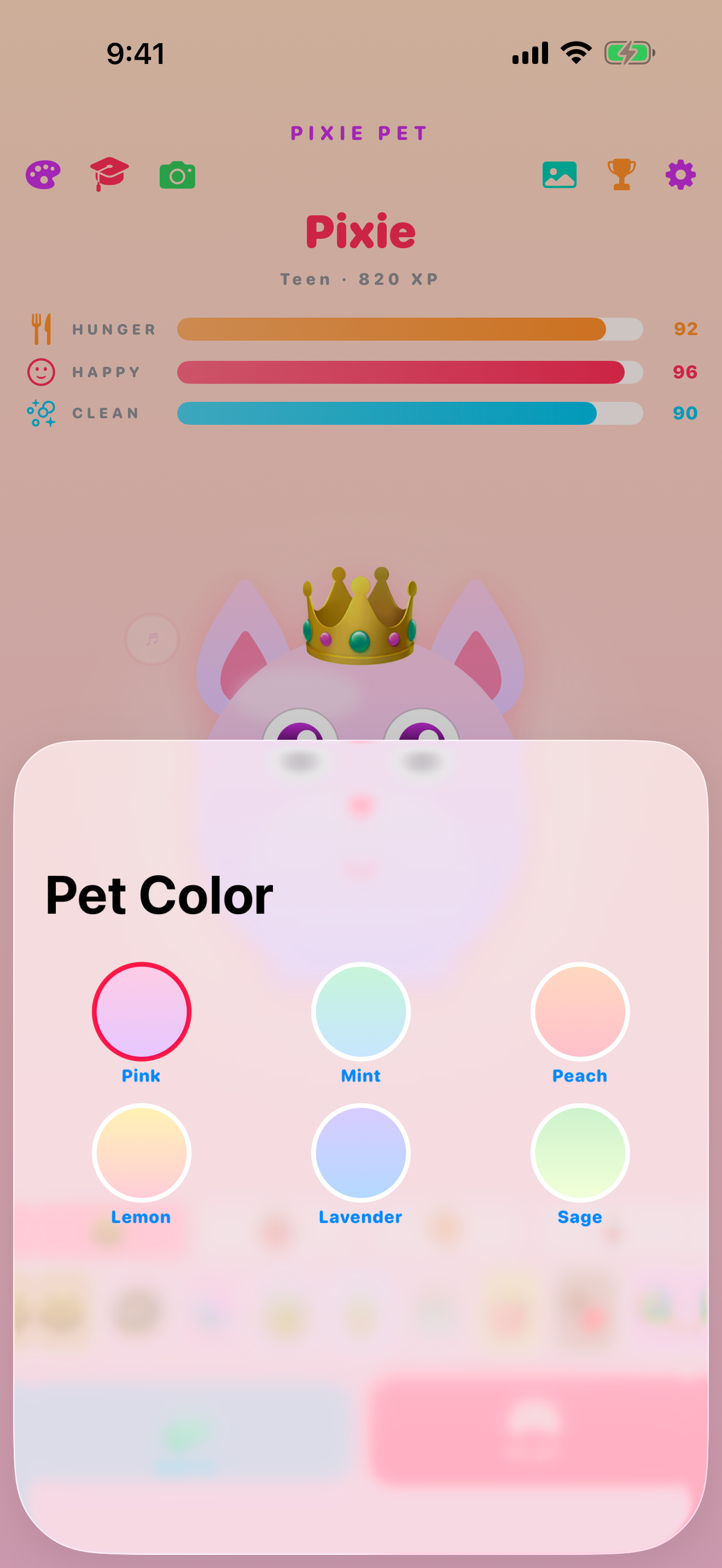 Pick a body color