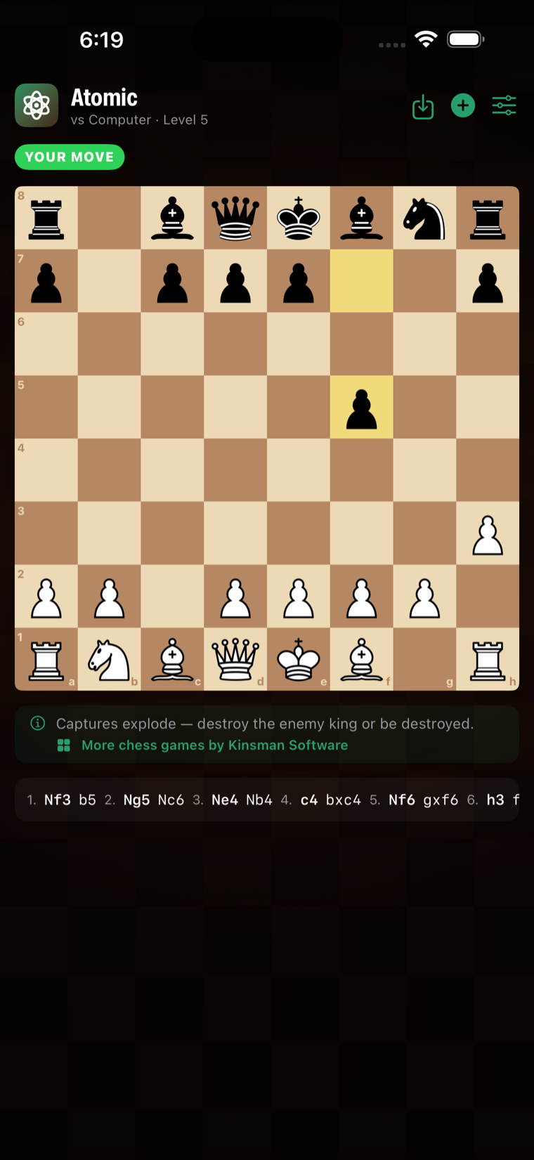 Atomic gameplay