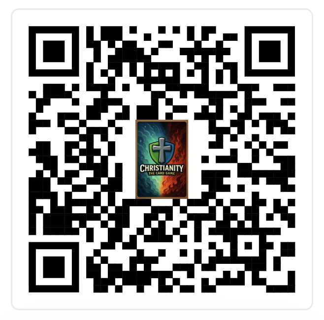 Scan to open the rules at kinsman.cc/christianity/rules