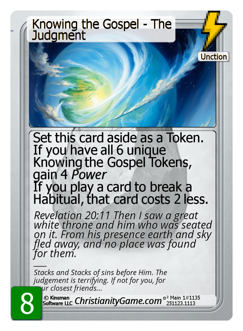 Knowing the Gospel - The Judgment