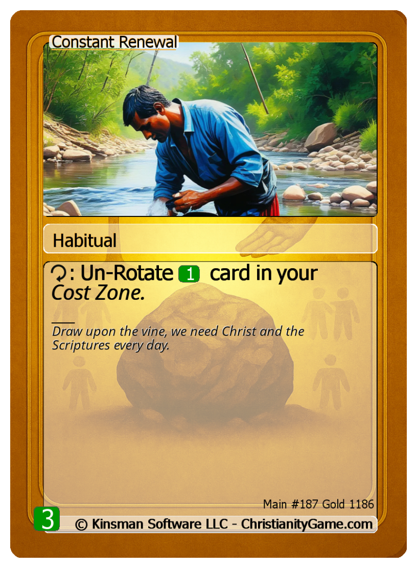 Constant Renewal
