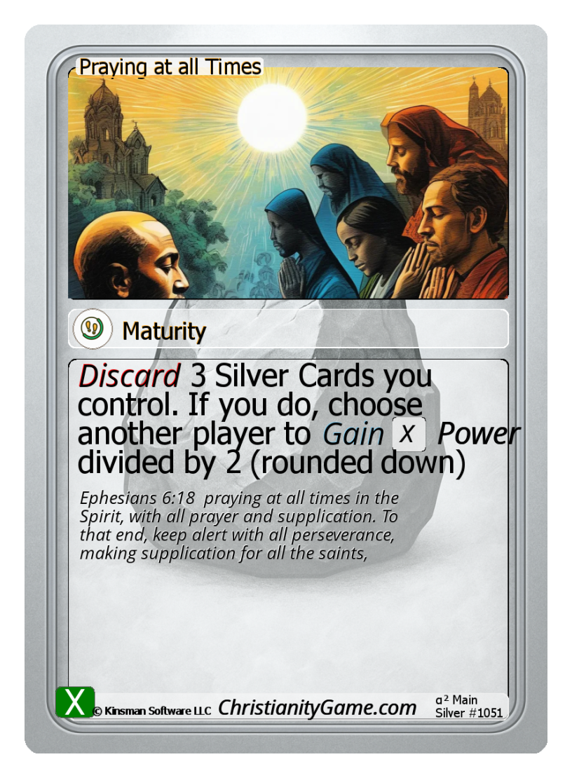 Praying at all Times